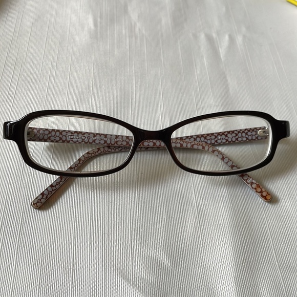Coach Maple Brown signature pattern frames RX glasses - Picture 11 of 11